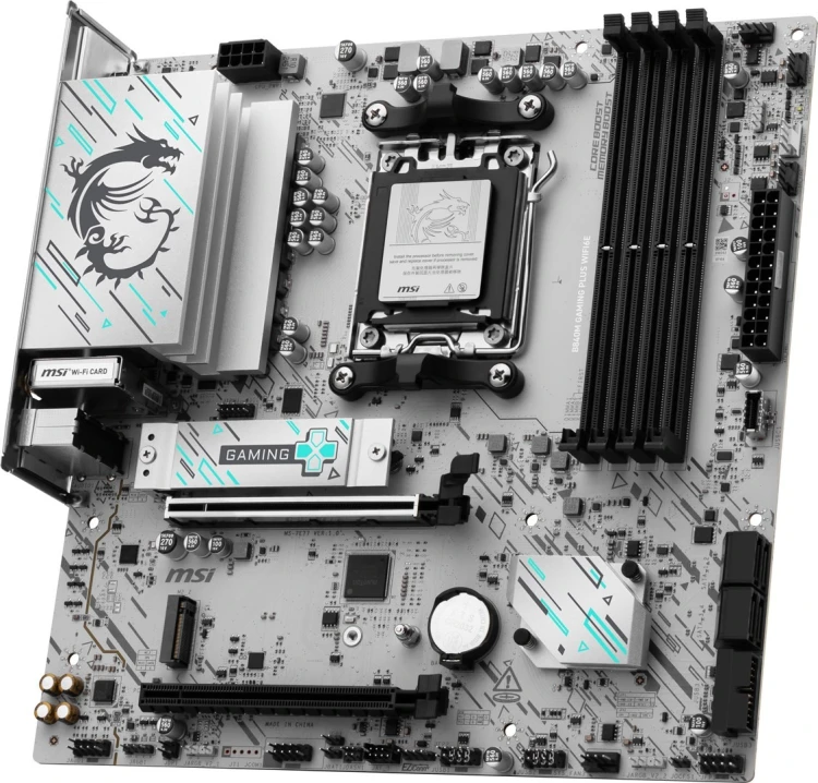 MSI B840M GAMING PLUS WIFI6E płyta główna AMD B840 Gniazdo AM5 micro ATX