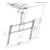 Uchwyt elektryczny do TV Maclean, sufitowy, obsługa Tuya, max. VESA 800x400, dla TV 43-86", max. 55kg, MC-176 T
