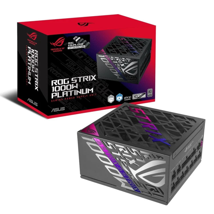 Zasilacz Asus + kabel ROG Equalizer ROG-STRIX-1000P-GAMING-E