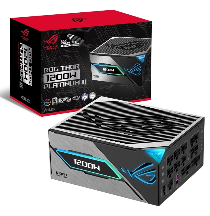 Zasilacz Asus + kabel ROG Equalizer ROG-THOR-1200P3-GAMING-E