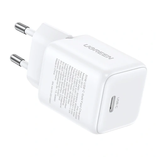 Ładowarka sieciowa Ugreen X513 30W GaN 1X USB-C (biała)