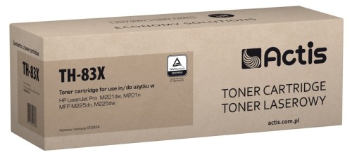 Actis TH-83X Toner (zamiennik HP 83X CF283X; CANON CRG-737; Standard; 2400 stron; czarny)