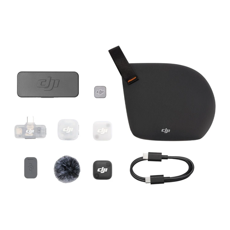 System mikrofonów bezprzewodowych DJI Mic Mini 2 (1 TX + 1 Mobile RX + Etui ładujące)