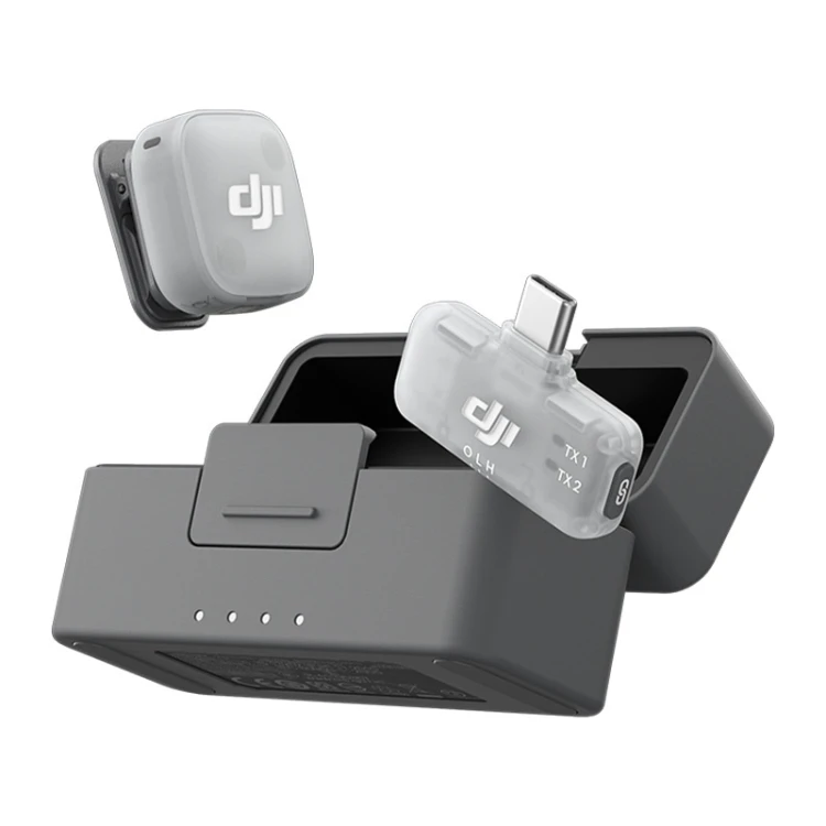 System mikrofonów bezprzewodowych DJI Mic Mini 2 (1 TX + 1 Mobile RX + Etui ładujące)