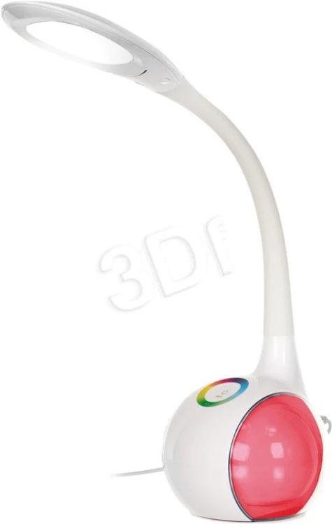 Lampka na biurko stołowa biurkowa LED Activejet RAINBOW RGB biała