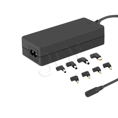 Zasilacz Qoltec 50011 do notebooka (18,5 V, 19 V, 19,5 V, 20 V; 3,25 A, 3,42 A, 3,5 A; 65W; 4.8 mm, 5.0 mm, 5.5 mm, 6.5 mm, 7.4 mm x 1.7 mm, 2.5 mm, 3
