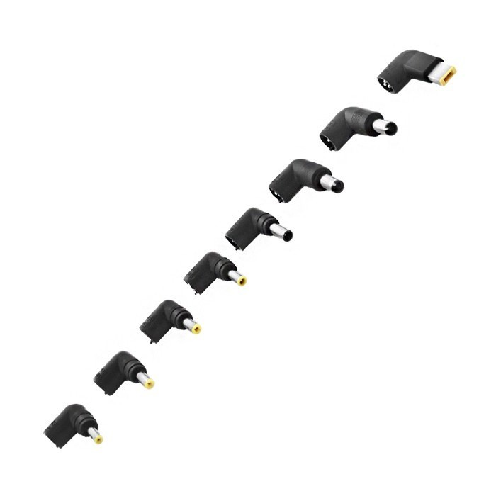 Zasilacz Qoltec 50011 do notebooka (18,5 V, 19 V, 19,5 V, 20 V; 3,25 A, 3,42 A, 3,5 A; 65W; 4.8 mm, 5.0 mm, 5.5 mm, 6.5 mm, 7.4 mm x 1.7 mm, 2.5 mm, 3