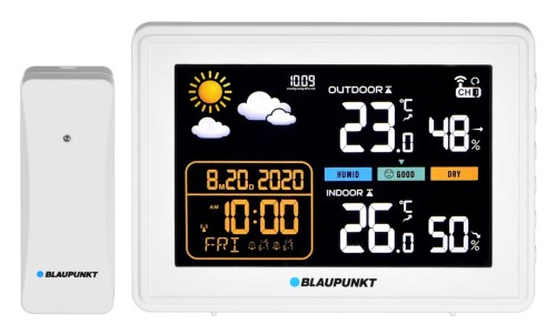 BLAUPUNKT Stacja pogodowa z czujnikiem zewnętrznym WS30WH