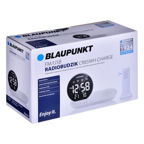 Radiobudzik  Blaupunkt CR85WH biały