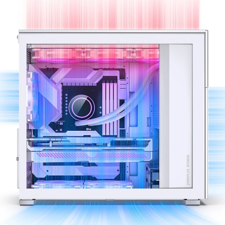 Obudowa komputerowa Jonsbo D41 screen, biała