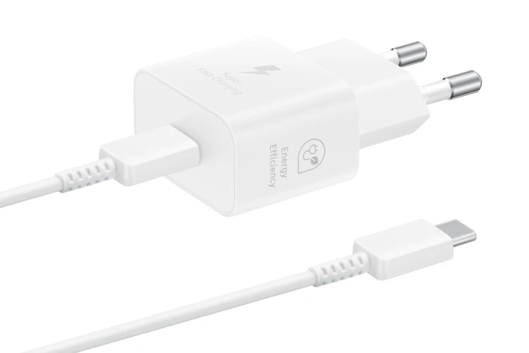 Ładowarka Samsung Power Adapter 25W USB-C Fast Charge 1m White
