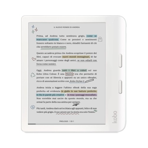 Czytnik e-booków Kobo Libra Colour 7" E-Ink Kaleido 3 32GB WI-FI White