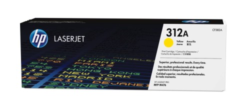 HP Wkład LaserJet 312A z żółtym tonerem