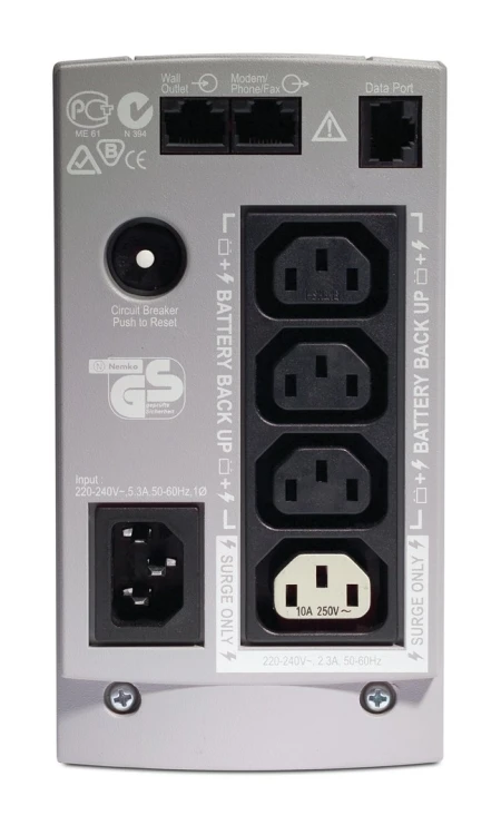 UPS APC BACK-UPS BK350EI CS 350VA USB/SERIAL 230V