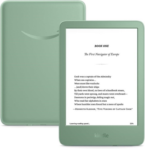 Czytnik e-booków New Kindle (11th Generation) - 2024 release 6” glare-free 16GB Wi-Fi (Ad-supported) Matcha