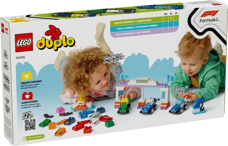 LEGO Duplo 10445 - Bolidy i kierowcy F1