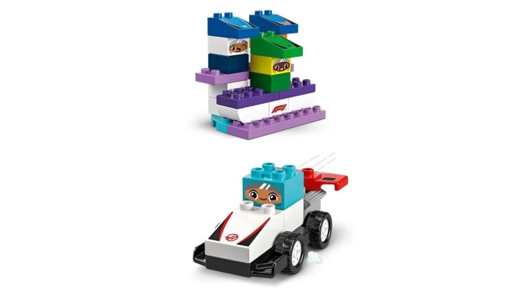 LEGO Duplo 10445 - Bolidy i kierowcy F1