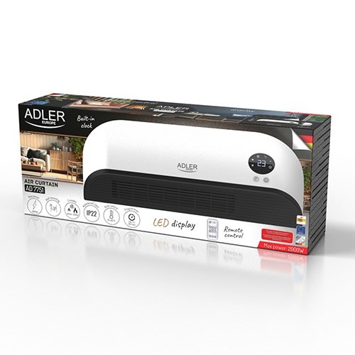 Kurtyna powietrzna Adler AD 7751 nagrzewnica elektryczna 2000W