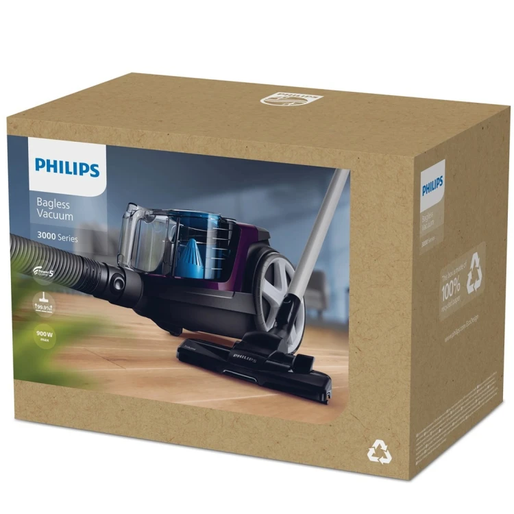 Odkurzacz Philips FC9333/09 (650W; kolor fioletowy)