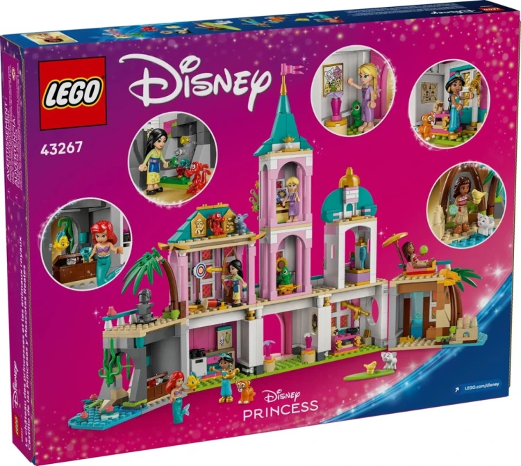 LEGO Disney Princess 43267 Zamek księżniczek i królewskie zwierzaki