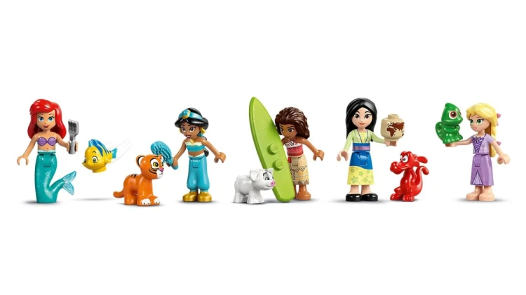 LEGO Disney Princess 43267 Zamek księżniczek i królewskie zwierzaki