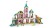 LEGO Disney Princess 43267 Zamek księżniczek i królewskie zwierzaki