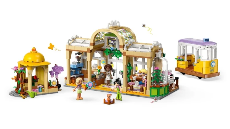 LEGO Friends 42671 - Zielona kawiarnia i kwiaciarnia