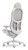 Fractal Design FD-CH-RE1F-02 fotel do gry Fotel dla gracza Obite siedzisko Biały