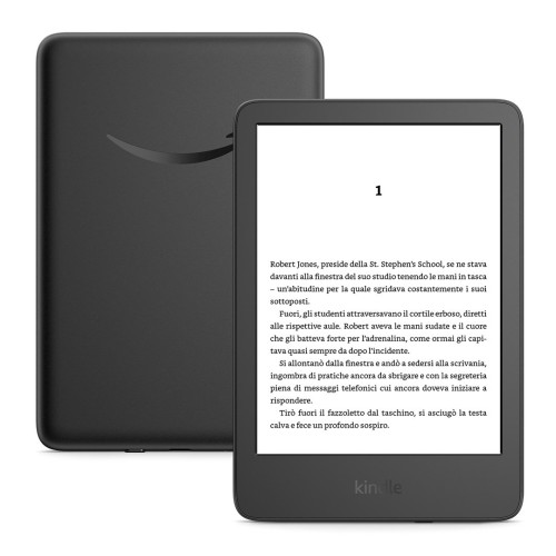 Czytnik e-booków New Kindle (11th Generation) - 2024 release 6" glare-free 16GB Wi-Fi (Ad-supported) Black