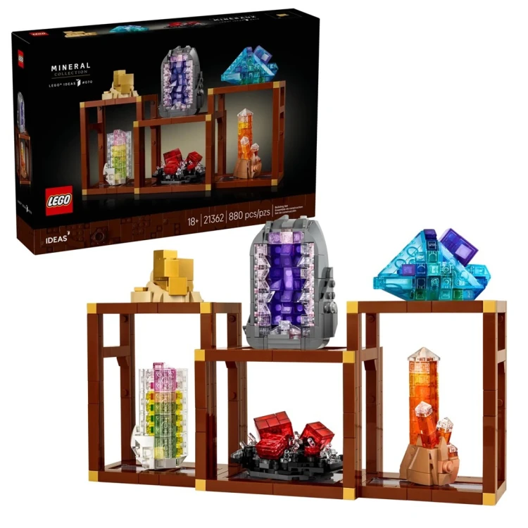 LEGO 21362 Ideas - Kolekcja minerałów