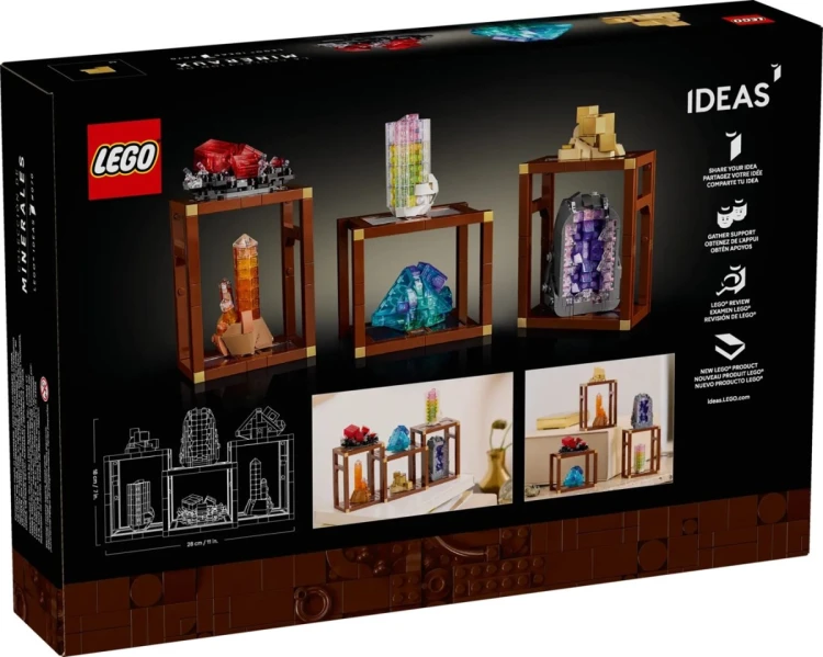 LEGO 21362 Ideas - Kolekcja minerałów