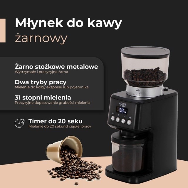 Młynek żarnowy ADLER AD 4300