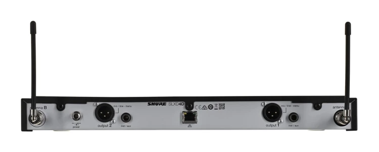 Shure SLXD24DE/B58-G59 - Podwójny cyfrowy system bezprzewodowy z dwoma nadajnikiami/mikrofonami "do ręki"