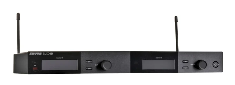 Shure SLXD24DE/B58-G59 - Podwójny cyfrowy system bezprzewodowy z dwoma nadajnikiami/mikrofonami "do ręki"