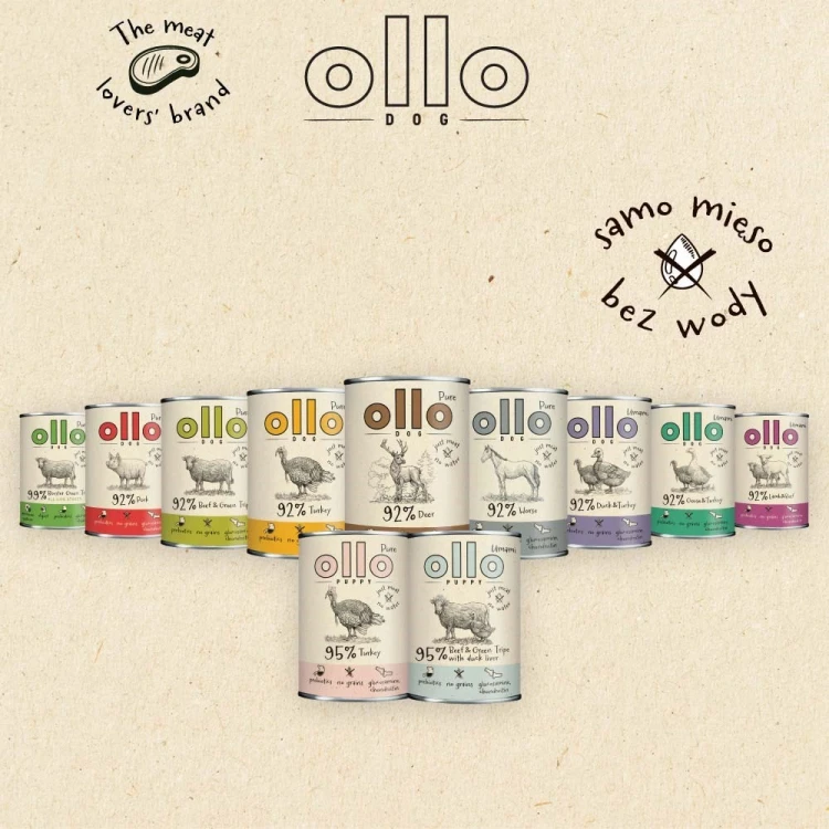 Ollo Umami Kaczka i Indyk 850g