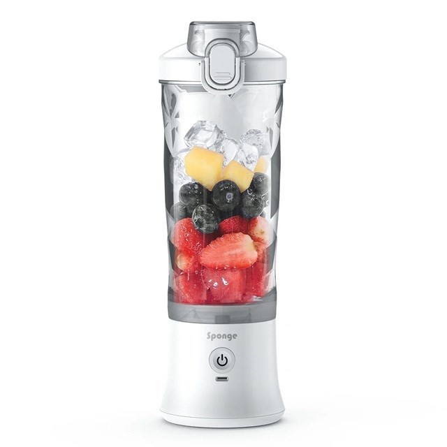 Sponge Blender kielichowy Bezprzewodowy 0,6l Biały
