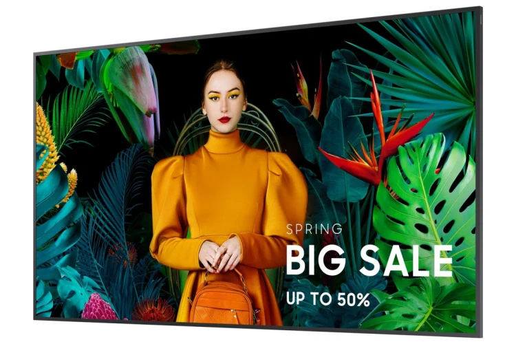 Samsung QB55C Digital Signage 139,7cm 55" LCD Wi-Fi 350cd/m2 4K Ultra HD Czarny Procesor wbudowany Tizen 16/7
