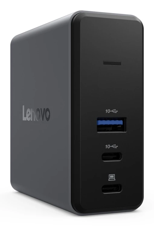 Lenovo X9 Charging GaN Dock Przewodowa USB 3.2 Gen 2 (3.1 Gen 2) Type-C Szary