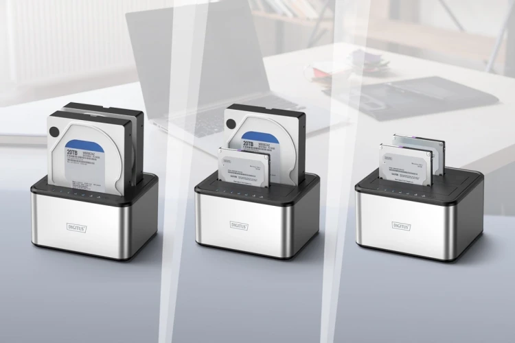 Digitus Stacja dokująca USB 3.0 z dwoma dyskami twardymi SATA 2,5"/3,5