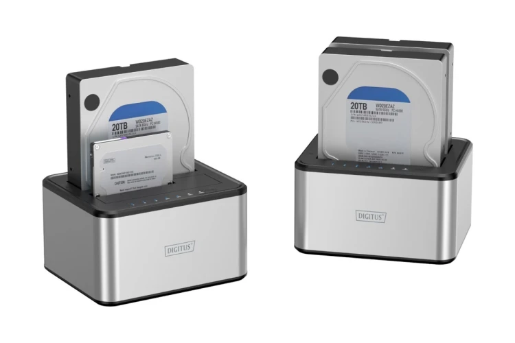 Digitus Stacja dokująca USB 3.0 z dwoma dyskami twardymi SATA 2,5"/3,5