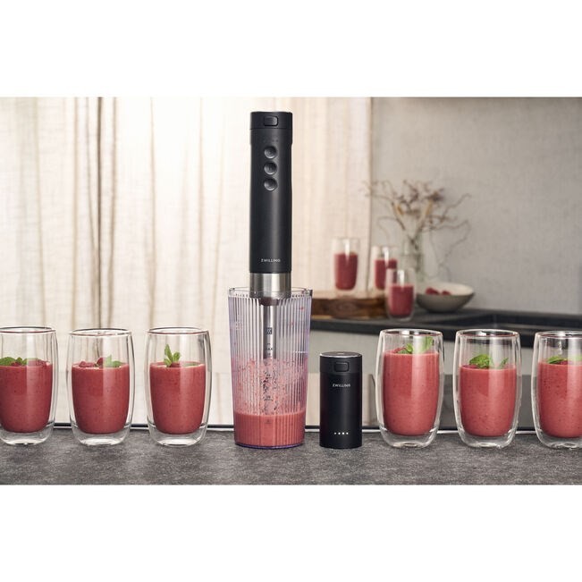 ZWILLING XTEND Zestaw startowy: bezprzewodowy blender ręczny + bateria czarny