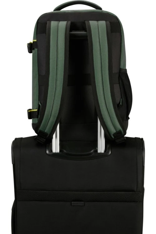 American Tourister Take2cabin S plecak Plecak turystyczny Zielony Przetworzony politereftalan etylenu (rPET)