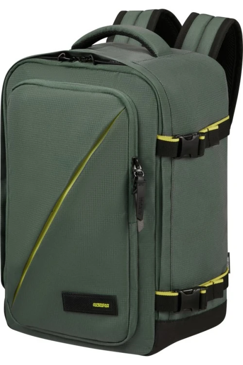 American Tourister Take2cabin S plecak Plecak turystyczny Zielony Przetworzony politereftalan etylenu (rPET)