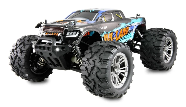 Samochód Amewi M-Land Monster Truck 48km/h 4WD 1/16 RTR niebieski