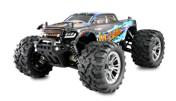 Samochód Amewi M-Land Monster Truck 48km/h 4WD 1/16 RTR niebieski