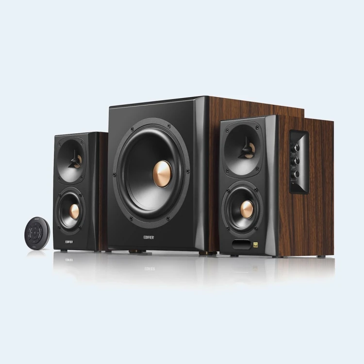 Edifier S360DB zestaw głośników 150 W PC Czarny, Drewno 2.1 kan. Bluetooth