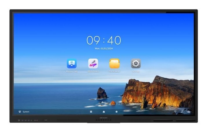 Hikvision Value Series DS-D5B75RB/EL tablica interaktywna 190,5 cm (75") 3840 x 2160 px Ekran dotykowy Czarny HDMI