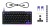 Logitech G G512 X 75 klawiatura Gaming USB QWERTY Angielski Czarny