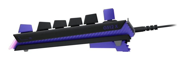 Logitech G G512 X 75 klawiatura Gaming USB QWERTY Angielski Czarny