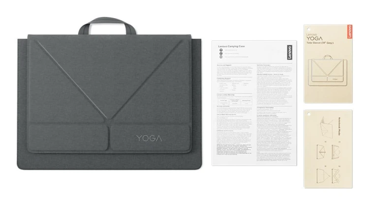 Lenovo GX41U86727 torba na laptop 35,6 cm (14") Etui kieszeniowe Szary
